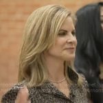 Natalie Morales’s leopard print top on CBS Mornings