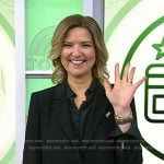 Christine’s navy blouse and black blazer on Today