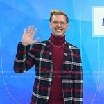 Misha Brown’s navy plaid blazer on Today