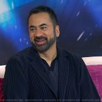 Kal Penn’s navy ribbed blazer on Today