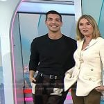 Matt Rogers's patchwork corduroy pants on Today