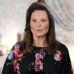 Patricia’s black floral print confessional dress on Southern Charm