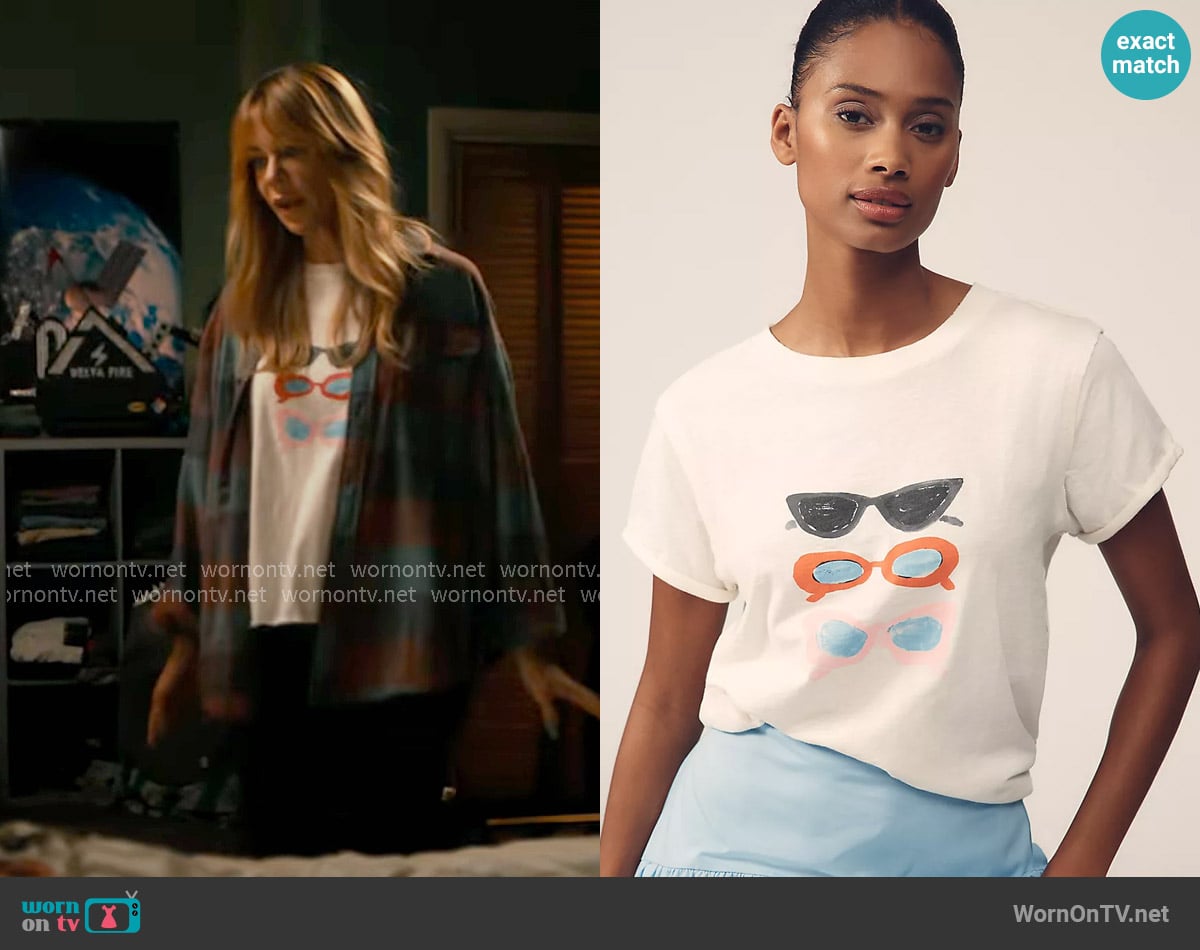 Phthalo Ruth x Anthropologie Sunglasses Graphic Tee worn by Morgan Gillory (Kaitlin Olson) on High Potential