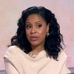 Sheinelle’s pink draped ribbed sweater on Today