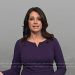 Maria’s purple half-zip sheath dress on Today