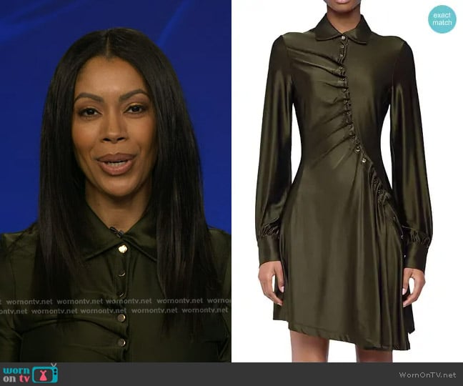 Rabanne Robe Short Dress worn by Shirleen Allicot on Good Morning America