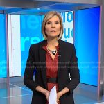 Kate’s red dress and black blazer on NBC News Daily