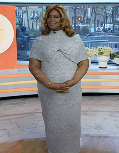 Retta’s gray sweater dress on Today