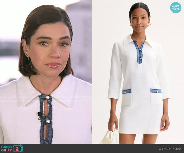 Sandro Paige Dress worn by Julie Tsirkin on Today