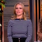 Sara’s blue striped sweater on The View