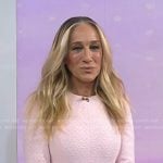 Sarah Jessica Parker’s pink tweed midi dress on Today