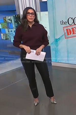 Savannah’s snake heel pumps on NBC News Daily
