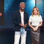 Scott’s denim jeans on Access Hollywood