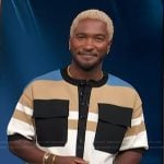 Scott’s short sleeve jacket with pockets on Access Hollywood