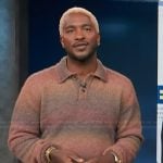 Scott’s ombre collared sweater on Access Hollywood