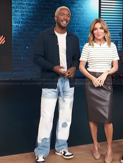 Scott’s denim jeans on Access Hollywood