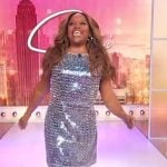 Sherri’s silver embellished mini dress on Sherri