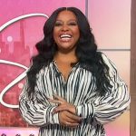 Sherri’s striped dress on Sherri