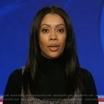 Shirleen’s grey scoop neck top on Good Morning America