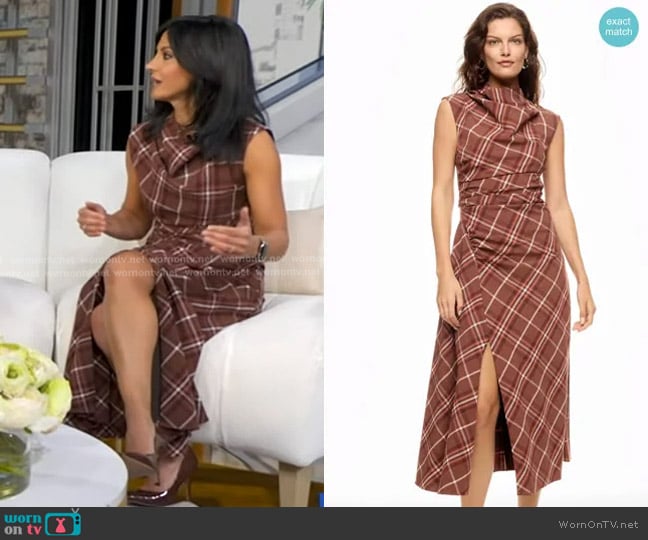 Simkhai Burke Dress worn by Dr. Tara Narula on Good Morning America