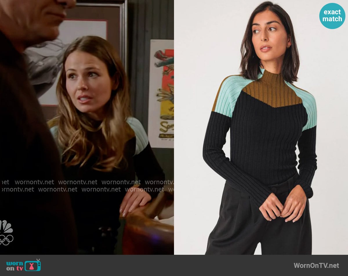 SKFK Maritza-Gots T-Shirt worn by Lyla 'Lizzy' Novak (Jocelyn Hudon) on Chicago Fire