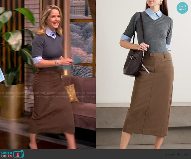 Sara’s mixed media dress on The View Sara’s mixed media dress on The View