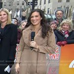 Stephanie Mansour’s brown fur collar coat on Today