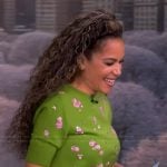 Sunny’s green floral top on The View