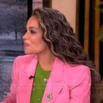 Sunny’s pink double breasted blazer on The View