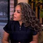 Sunny’s black peplum top on The View