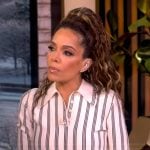 Sunny’s striped polo and skirt on The View