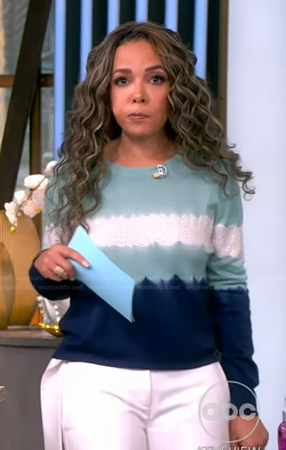 Sunny’s tie dye sweater on The View
