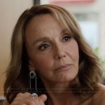 Sylvie’s silver earrings on Emily in Paris