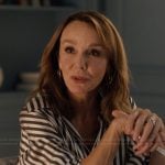 Sylvie’s striped blouse on Emily in Paris
