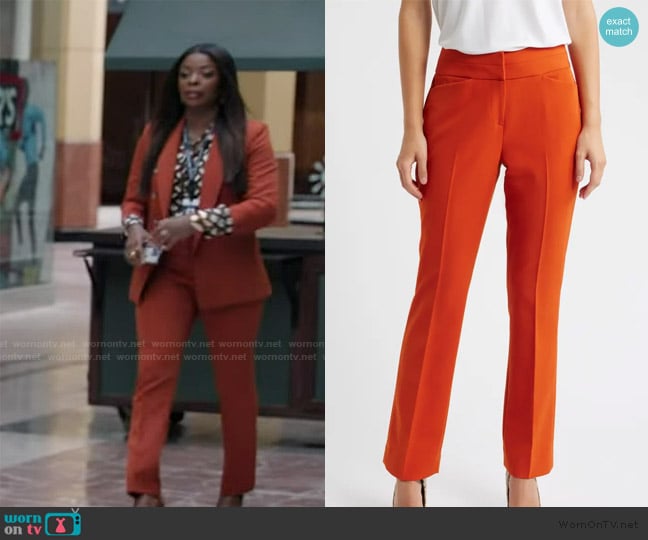 Tahari ASL Bootcut Pants worn by Ava Coleman (Janelle James) on Abbott Elementary