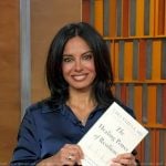 Dr. Tara Narula's navy satin shirtdress on Good Morning America