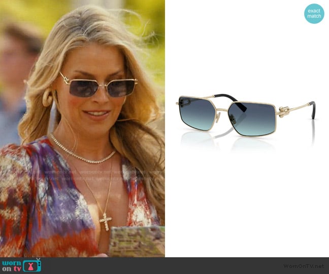 Tiffany & Co TF 3111 6202/9S worn by Angela Norris (Ali Larter) on Landman