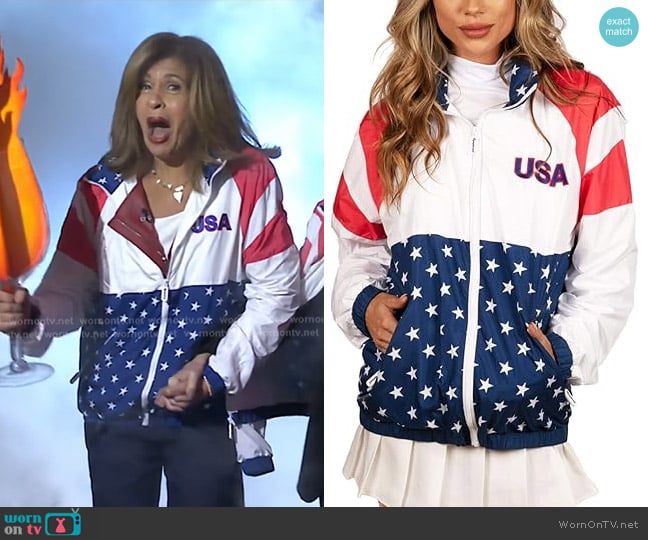 Hoda’s USA Jacket on Today