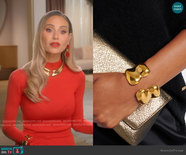 Tom Ford Liza cuff Bracelet worn by Dorit Kemsley on The Real Housewives of Beverly Hills
