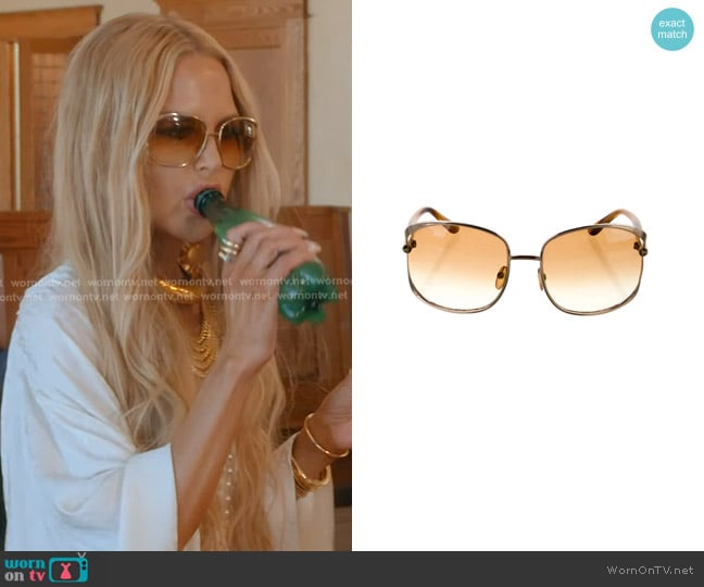 Tom Ford Oversized Sunglasses worn by Rachel Zoe on The Real Housewives of Beverly Hills