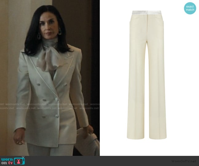 Tom Ford SIlk Blend Twill Tuxedo Pants worn by Cami Miller (Demi Moore) on Landman