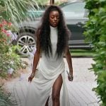 Venita’s white draped maxi dress on Southern Charm