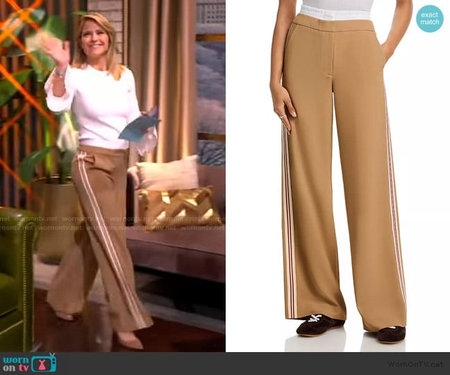 Sara’s side stripe pants on The View