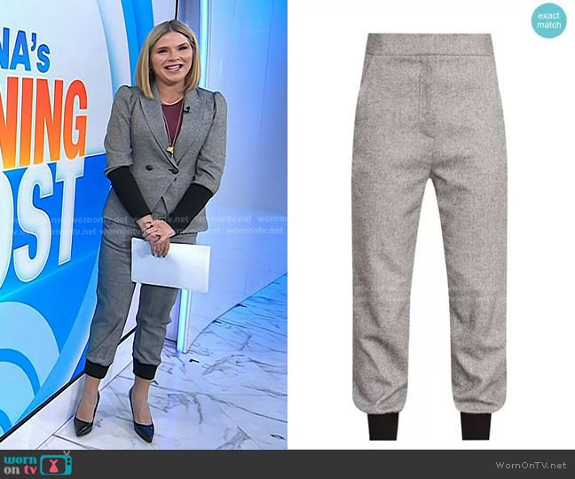 Veronica Beard Frazier Jogger Pant worn by Jenna Bush Hager on Today