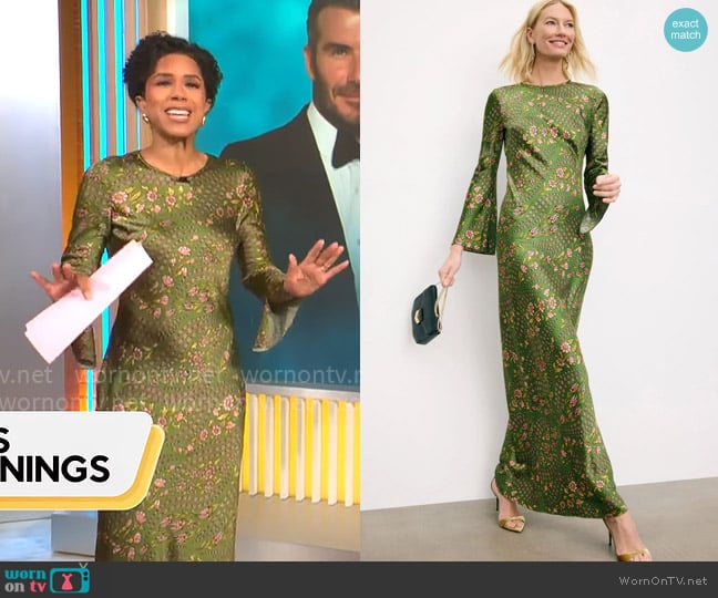 Veronica Beard Gemma Dress worn by Adriana Diaz on CBS Mornings