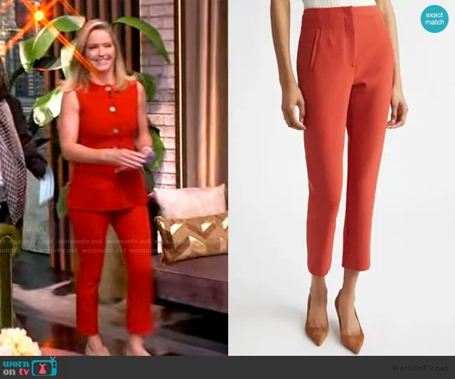 Veronica Beard Stila Pants worn by Sara Haines on The View