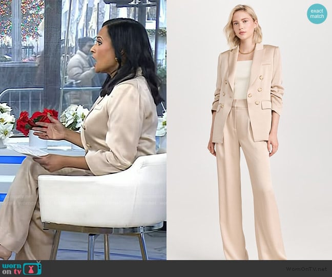Veronica Beard Tomi Dickey Jacket worn by Kristen Welker on Today