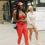 Wendy’s pink leggings and sports bra on The Real Housewives of Potomac