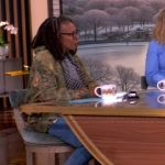 Whoopi’s metallic clogs on The View