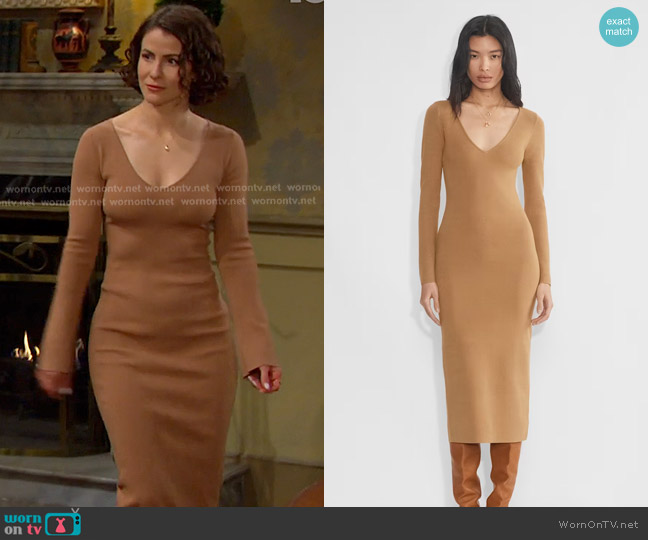 Wilfred Moore Dress worn by Sarah Horton (Linsey Godfrey) on Days of our Lives